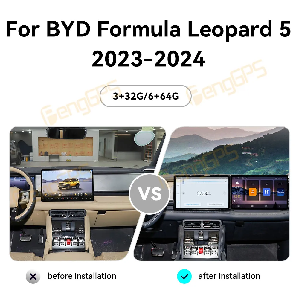 Android 13 15.6" Co Pilot Entertainment Screen For BYD Formula Leopard 5 2023-2024 GPS Navigation Multimedia Player Car Radio
Android 13 15.6" Co Pilot Entertainment Screen For BYD Formula Leopard 5 2023-2024 GPS Navigation Multimedia Player Car Radio