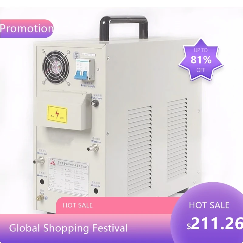8844High Frequency 25KW 30-100KHz High Frequency Induction Heating Furnace Induction Heating Silver Gold Melting
8844High Frequency 25KW 30-100KHz High Frequency Induction Heating Furnace Induction Heating Silver Gold Melting
