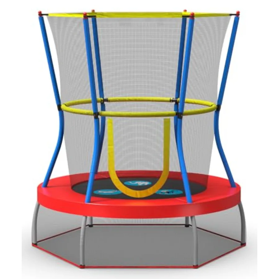 Mini Trampoline with Enclosure Net for Home Use Durable Steel Frame with Blue Safety Net Bounce Pad with Shock Absorber for and
Mini Trampoline with Enclosure Net for Home Use Durable Steel Frame with Blue Safety Net Bounce Pad with Shock Absorber for and