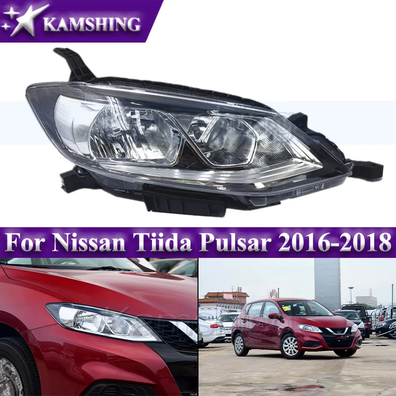 Передняя фара Kamshing для Nissan Tiida Pulsar 2016-2018, передний бампер, головная лампа, галогенная фара
Передняя фара Kamshing для Nissan Tiida Pulsar 2016-2018, передний бампер, головная лампа, галогенная фара