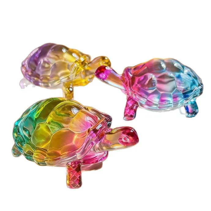 Crystal Turtle Ornament Mini Turtle Statue Lucky Charm for Home Office Desk Decor
Crystal Turtle Ornament Mini Turtle Statue Lucky Charm for Home Office Desk Decor
