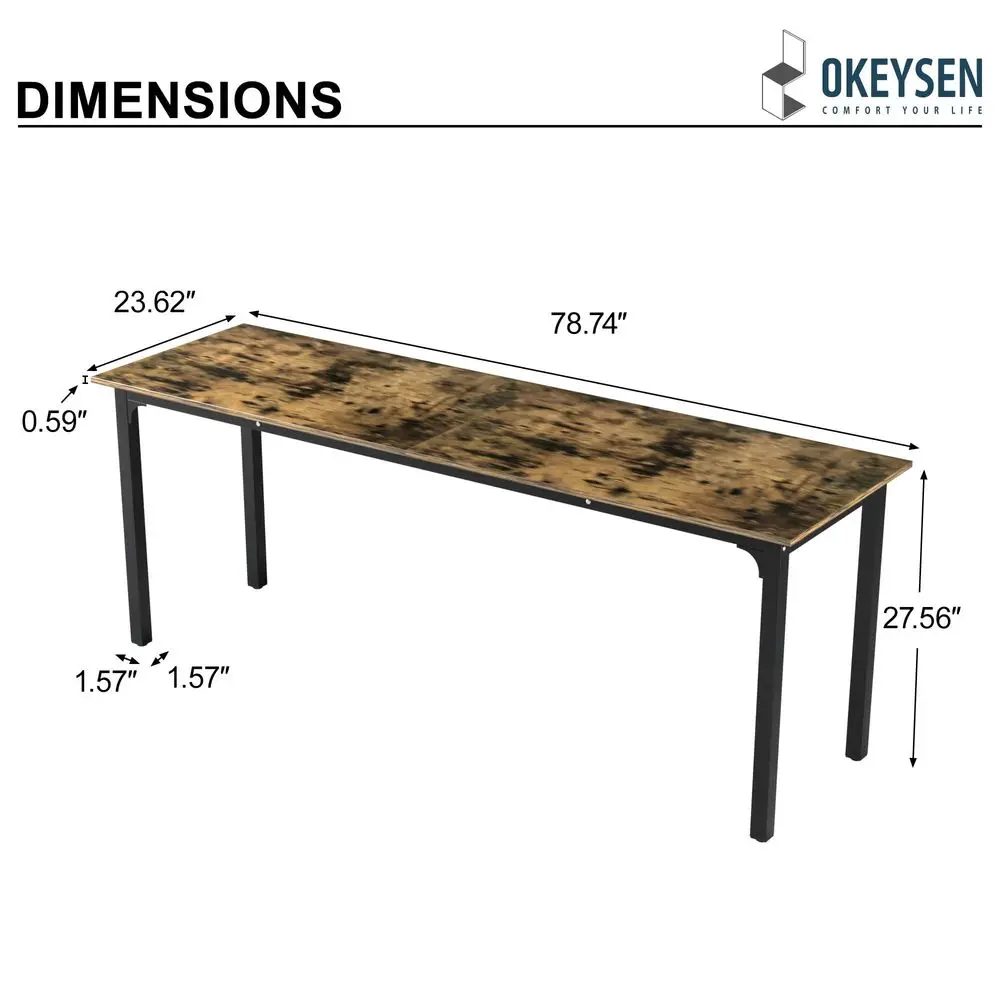 Conference Room Table 2 Pack, Modern Office Meeting Table with Metal Frame, Seminar Desk for Boardroom, Meeting Room, Office, 7
Conference Room Table 2 Pack, Modern Office Meeting Table with Metal Frame, Seminar Desk for Boardroom, Meeting Room, Office, 7