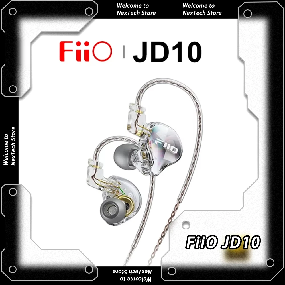 FiiO JD10 Портативные проводные наушники с микрофоном Hi-Fi стереонаушники с высоким звуком CCAW Voice Coil DSP Пользовательские игровые наушники подарки
FiiO JD10 Портативные проводные наушники с микрофоном Hi-Fi стереонаушники с высоким звуком CCAW Voice Coil DSP Пользовательские игровые наушники подарки