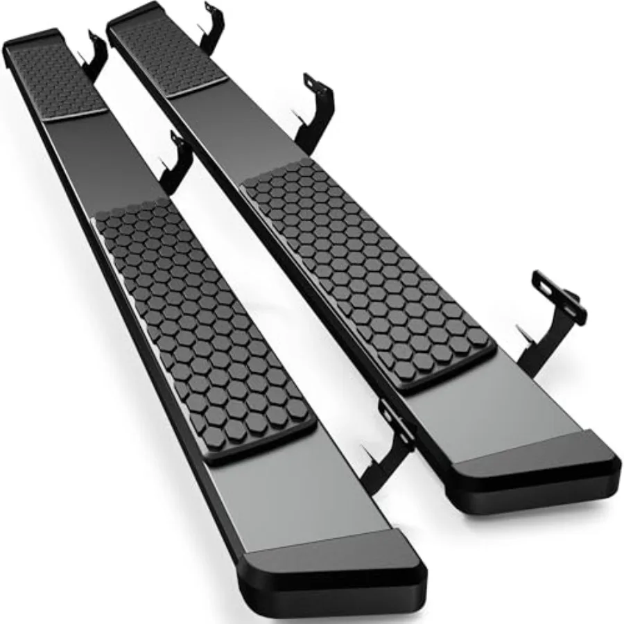 Running boards for Dodge Ram 2009-2024 1500 and 2010-2026 2500/3500 crew cab: stainless steel, black powder coated, 6-inch side
Running boards for Dodge Ram 2009-2024 1500 and 2010-2026 2500/3500 crew cab: stainless steel, black powder coated, 6-inch side