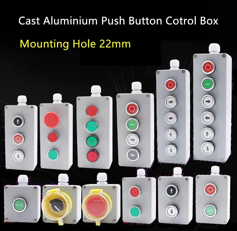 Литой алюминиевый кнопочный переключатель, блок управления, защитная крышка, металлический блок управления лифтом
Литой алюминиевый кнопочный переключатель, блок управления, защитная крышка, металлический блок управления лифтом