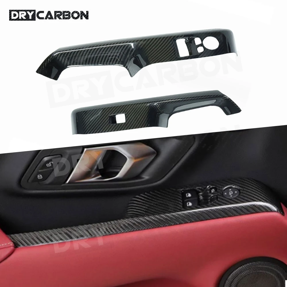 Dry Carbon Fiber Body Kit Car Glass Window Lift Panel Interior For Toyota Supra A90 2019+ FRP Decoration Accessories
Dry Carbon Fiber Body Kit Car Glass Window Lift Panel Interior For Toyota Supra A90 2019+ FRP Decoration Accessories