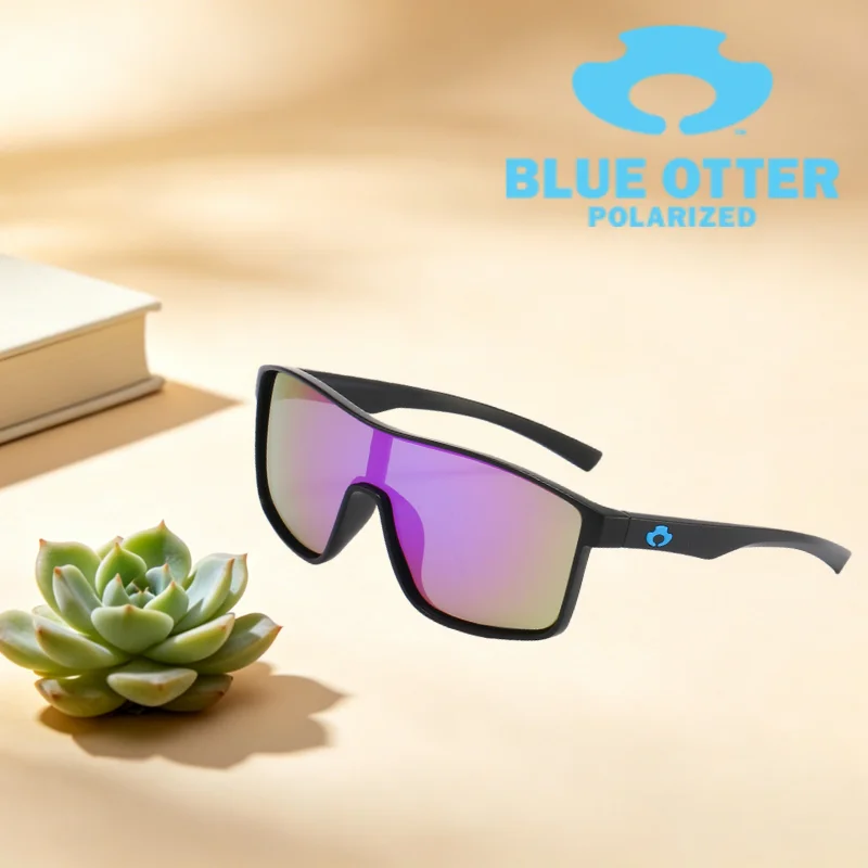 BLUE OTTER 2PCS UV400 Polarized Sports Sunglasses Non-slip Temples Comfortable Nose Pad for Outdoor Activities BT02
BLUE OTTER 2PCS UV400 Polarized Sports Sunglasses Non-slip Temples Comfortable Nose Pad for Outdoor Activities BT02