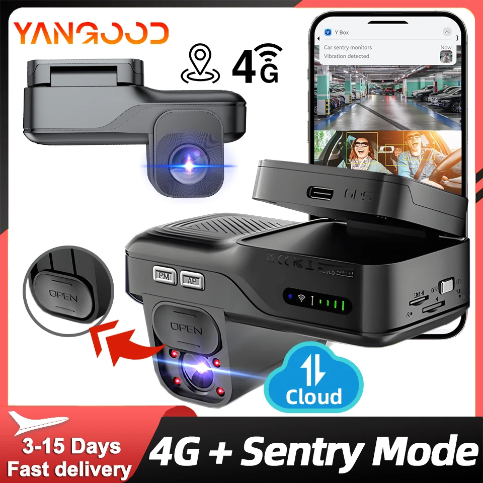 4G LTE Dashcam Front and Inside Lens Two-Way Talk Car DVR GPS Remote Live-View 24/7 Parking IR Night Vision Security Cam for Car
4G LTE Dashcam Front and Inside Lens Two-Way Talk Car DVR GPS Remote Live-View 24/7 Parking IR Night Vision Security Cam for Car