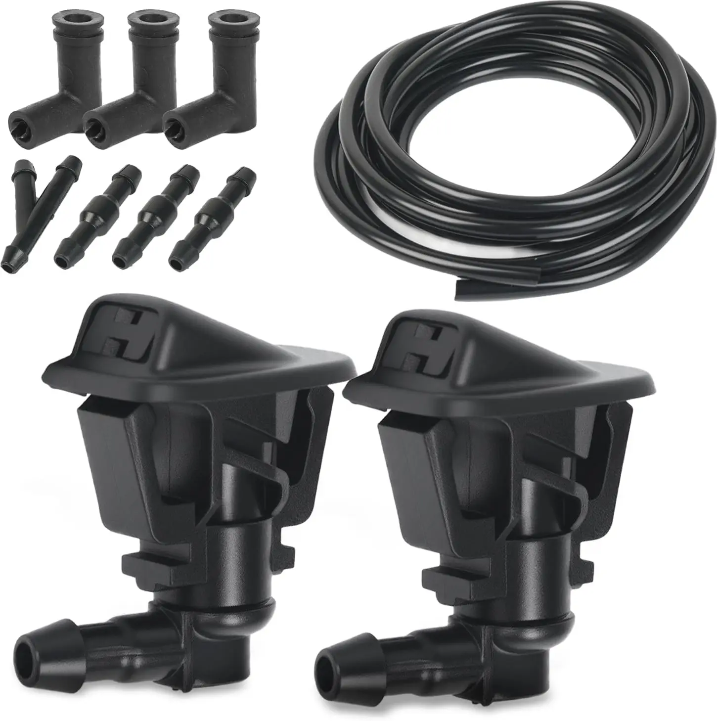 Универсальный комплект форсунок и шлангов для омывателя лобового стекла для Jeep Wrangler 2013-2023, простая установка и замена
Универсальный комплект форсунок и шлангов для омывателя лобового стекла для Jeep Wrangler 2013-2023, простая установка и замена