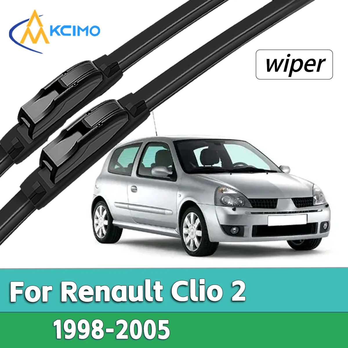 Car Front Windshield Wipers For Renault Clio 2 MK2 1998-2005 Easy Installation Automotive Accessories
Car Front Windshield Wipers For Renault Clio 2 MK2 1998-2005 Easy Installation Automotive Accessories