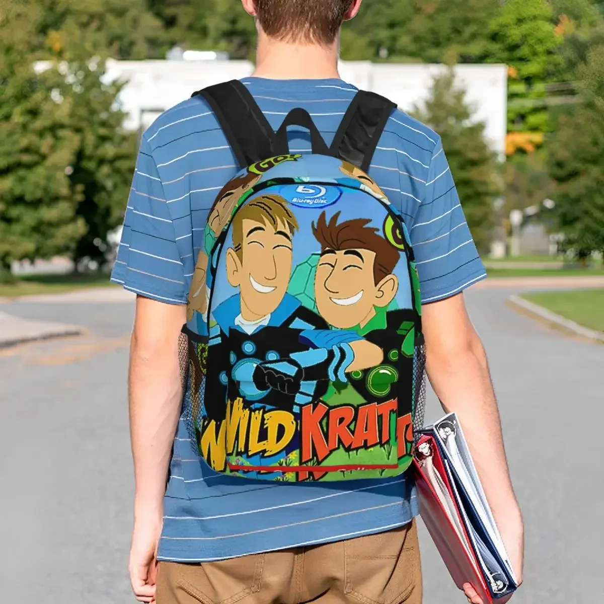 Рюкзак с рисунком логотипа Wild Kratts, студенческая сумка для книг для мальчиков и девочек, детская школьная сумка, сумки на плечо для ноутбука для мужчин и женщин
Рюкзак с рисунком логотипа Wild Kratts, студенческая сумка для книг для мальчиков и девочек, детская школьная сумка, сумки на плечо для ноутбука для мужчин и женщин