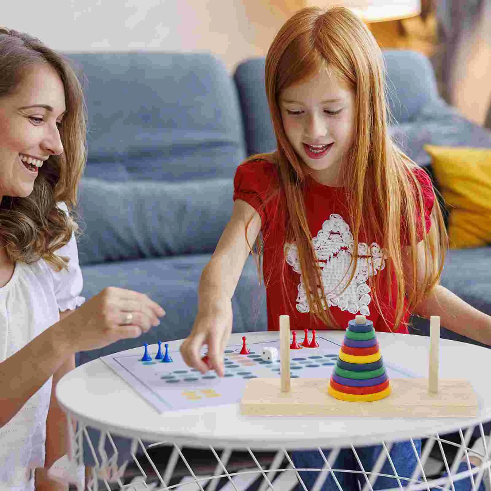 Colorful Intellectual Toy Puzzle Board Game Wooden Hanoi of Tower Game Puzzle Adults Home DIY Party Playing
Colorful Intellectual Toy Puzzle Board Game Wooden Hanoi of Tower Game Puzzle Adults Home DIY Party Playing