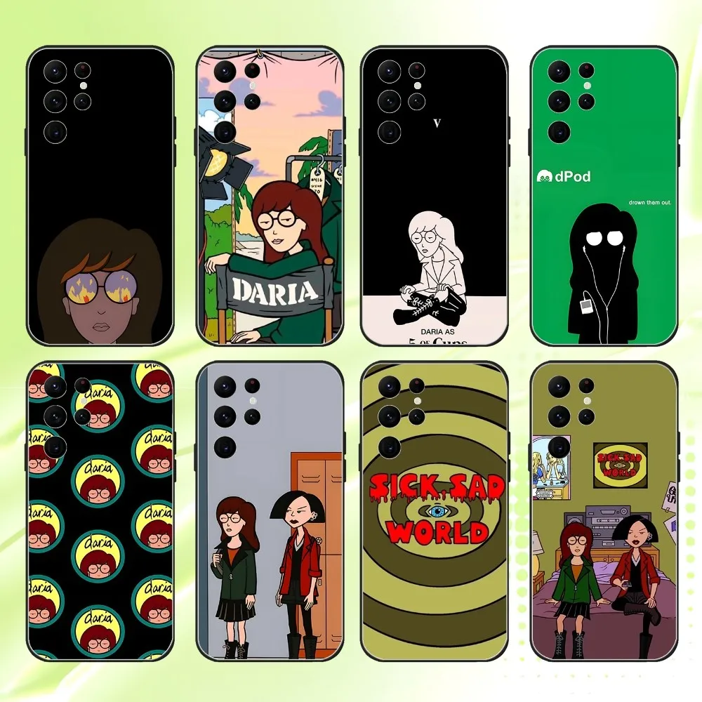 D-Daria Cartoon Phone Case For Samsung S 25,24,23,22,30,21,10,9,Ultra,Plus,Lite,FE,4,5G Black Soft Case
D-Daria Cartoon Phone Case For Samsung S 25,24,23,22,30,21,10,9,Ultra,Plus,Lite,FE,4,5G Black Soft Case