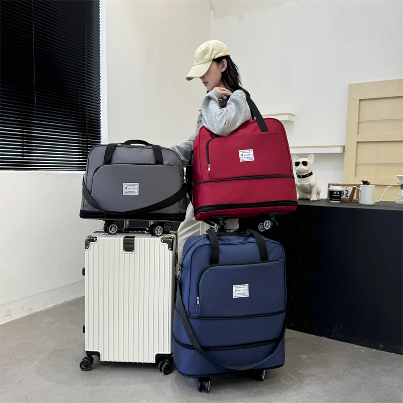 Folding Travel Bags Large Capacity Luggage Bag Spinner Waterproof Tote Handbag Dry Wet Separation Outdoor Travel Storage Bag
Folding Travel Bags Large Capacity Luggage Bag Spinner Waterproof Tote Handbag Dry Wet Separation Outdoor Travel Storage Bag