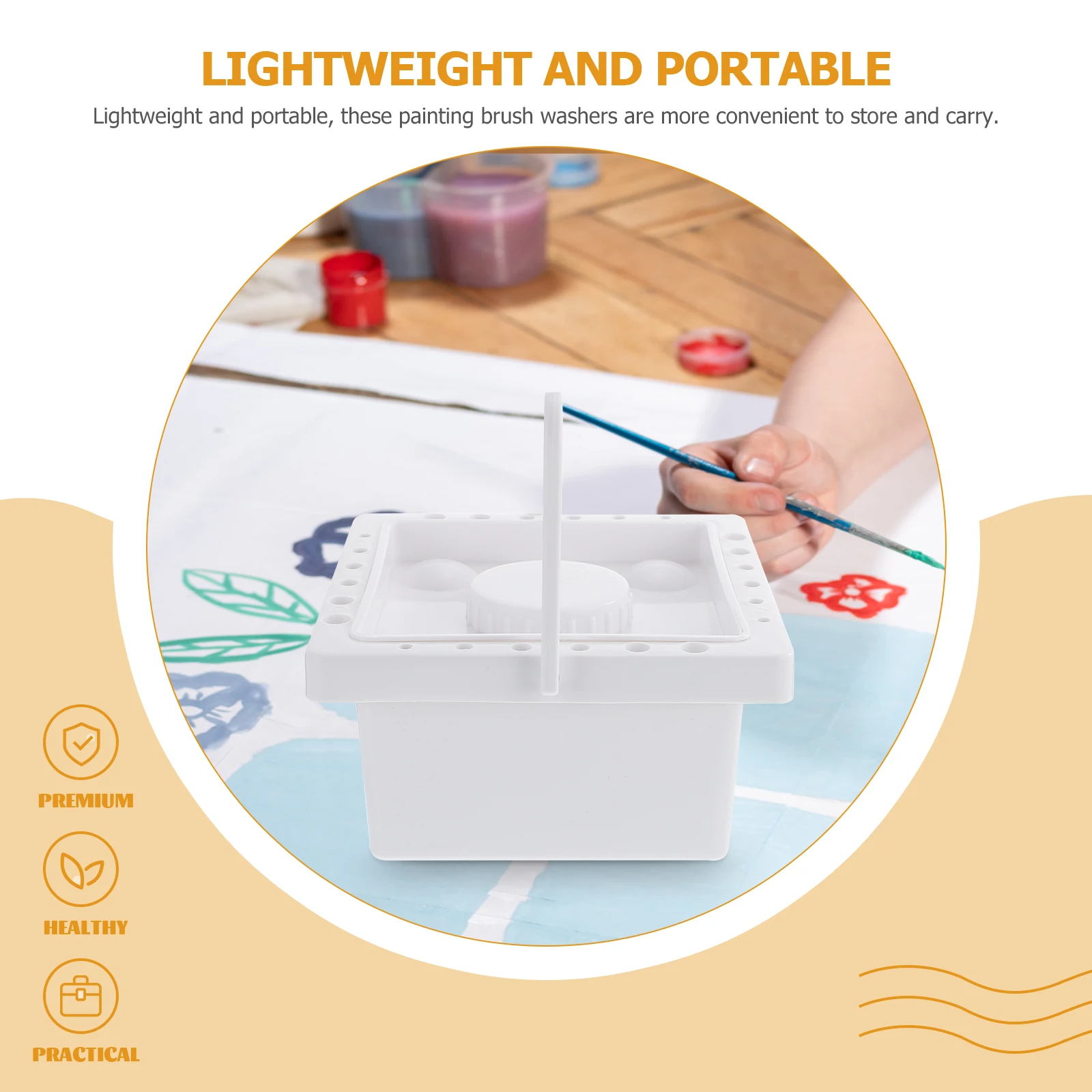 Portable Multi Function Paint Brush Cleaner Space Efficient Pen Washer With Mixing Tray Household Brush Holder For Professionals
Portable Multi Function Paint Brush Cleaner Space Efficient Pen Washer With Mixing Tray Household Brush Holder For Professionals