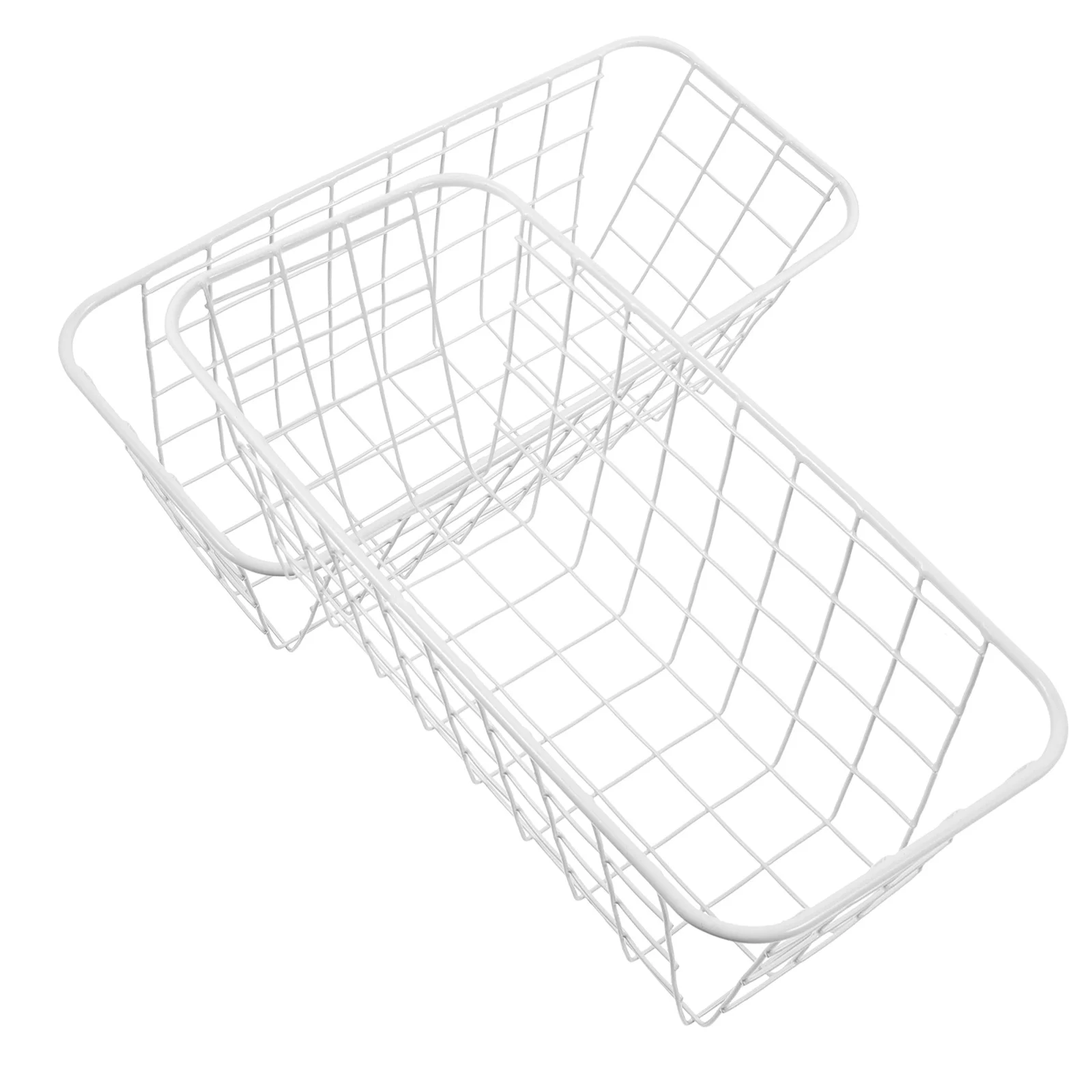 2Pcs Metal Hanging Wall Basket Strong Load Bearing Non Punching Bathroom Kitchen Shelves Storage Organizer for Toiletries
2Pcs Metal Hanging Wall Basket Strong Load Bearing Non Punching Bathroom Kitchen Shelves Storage Organizer for Toiletries