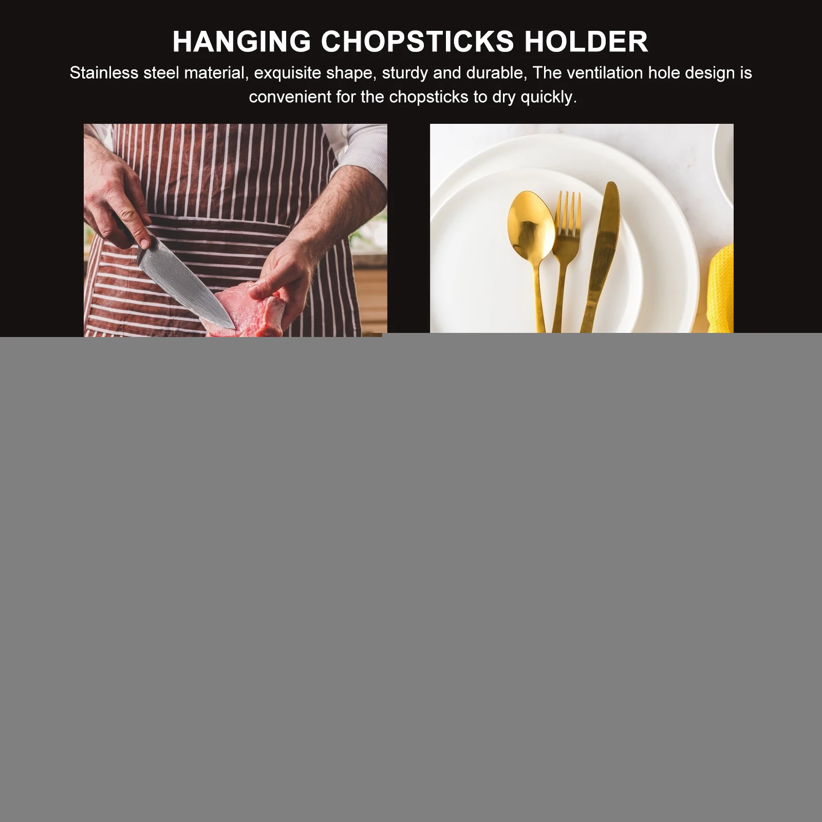 Hanging Chopsticks Holder Large Capacity Stainless Steel Ventilation Hole Firm Placement Countertop Storage ganizer Rack
Hanging Chopsticks Holder Large Capacity Stainless Steel Ventilation Hole Firm Placement Countertop Storage ganizer Rack