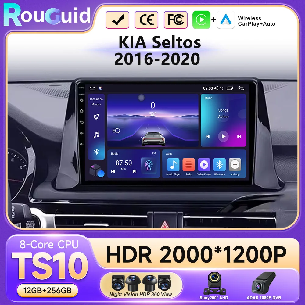 Android 16 Carplay Auto For Kia Seltos SP2 2019- 2023 Car Radio Navigation Stereo Player Video Head Unit GPS Touch QLED Screen
Android 16 Carplay Auto For Kia Seltos SP2 2019- 2023 Car Radio Navigation Stereo Player Video Head Unit GPS Touch QLED Screen