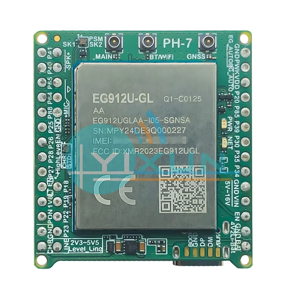 EG912U-GL LTE Cat1 Global Module Core Board GNSS Positioning BT WIFI Module Compatible With BG95 BG96 EG91 EG95 EG915U
EG912U-GL LTE Cat1 Global Module Core Board GNSS Positioning BT WIFI Module Compatible With BG95 BG96 EG91 EG95 EG915U