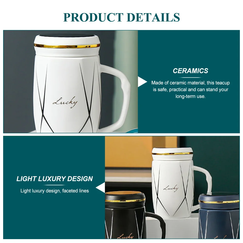Nordic Ceramic Coffee Mug Lidded Tea Cup Diamond Pattern Office Beverage Cup Household Practical Ceramic Tea Mug
Nordic Ceramic Coffee Mug Lidded Tea Cup Diamond Pattern Office Beverage Cup Household Practical Ceramic Tea Mug
