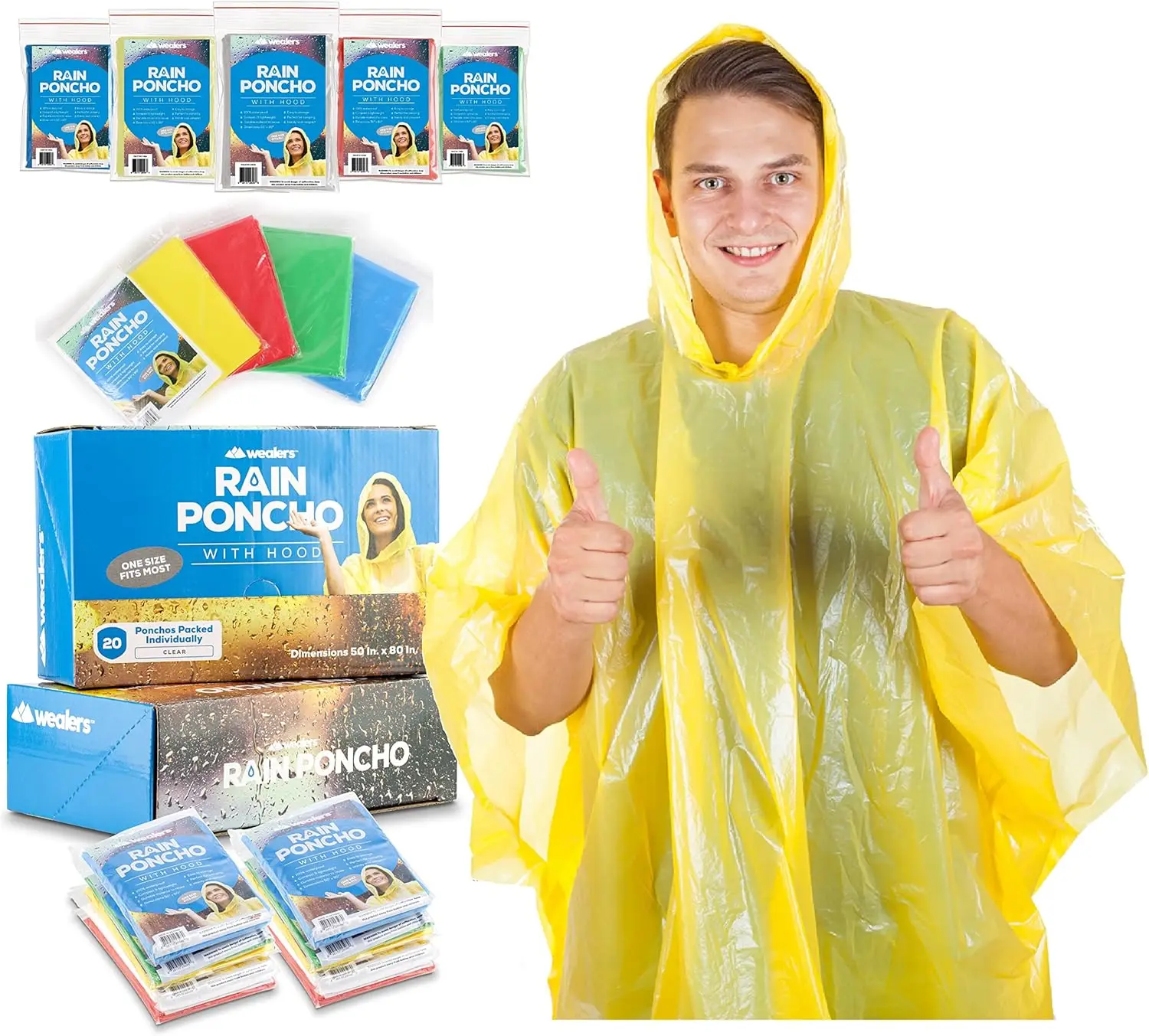 Rain Ponchos for Adults Teens Disposable Bulk Pack Emergency Raincoat Parks Outdoors Waterproof
Rain Ponchos for Adults Teens Disposable Bulk Pack Emergency Raincoat Parks Outdoors Waterproof