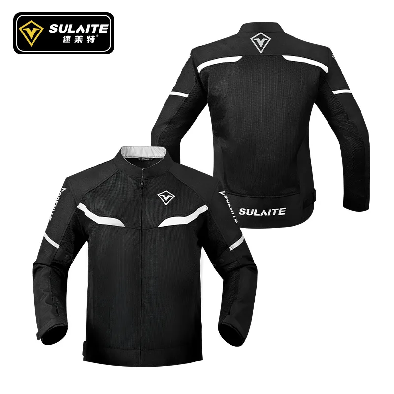 SULAITE Motorcycle Jacket Men Summer Breathable Mesh Full Zipper Black Red Moto Riding Coat Comfortable Fit Outdoor Touring Gear
SULAITE Motorcycle Jacket Men Summer Breathable Mesh Full Zipper Black Red Moto Riding Coat Comfortable Fit Outdoor Touring Gear