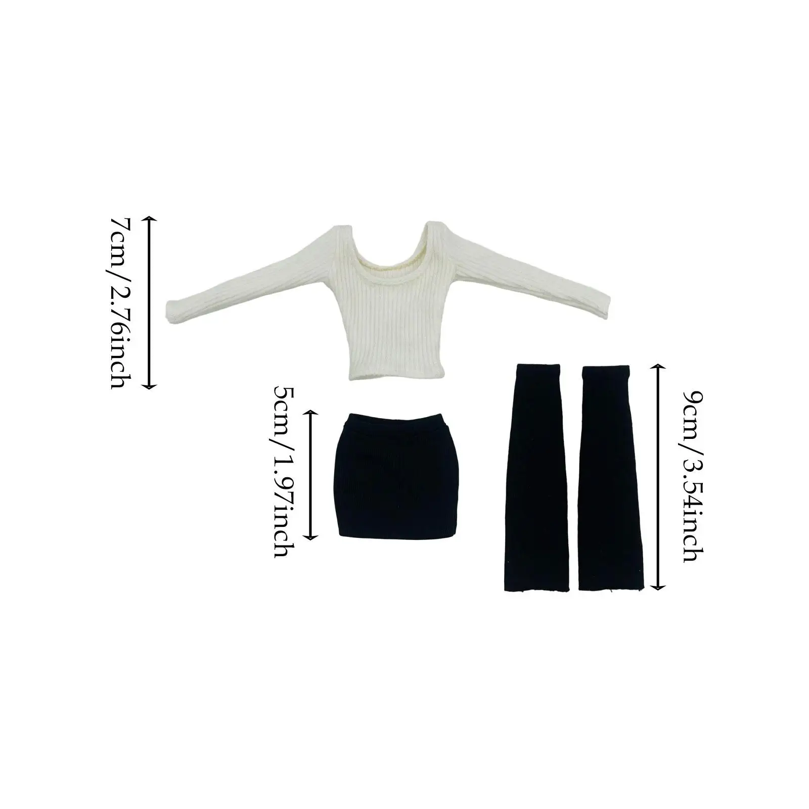1/6 Scale Girl Tube Top Tube Top Sleeves Set Doll Long Sleeve Set
1/6 Scale Girl Tube Top Tube Top Sleeves Set Doll Long Sleeve Set