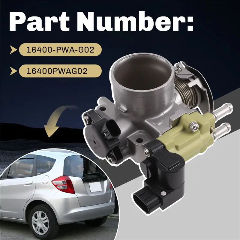 A33K-For Honda Jazz Fit City 2002-2008 Replacement Throttle Body Assembly Part Number 16400-PWA-G02 16400PWAG02 New
A33K-For Honda Jazz Fit City 2002-2008 Replacement Throttle Body Assembly Part Number 16400-PWA-G02 16400PWAG02 New