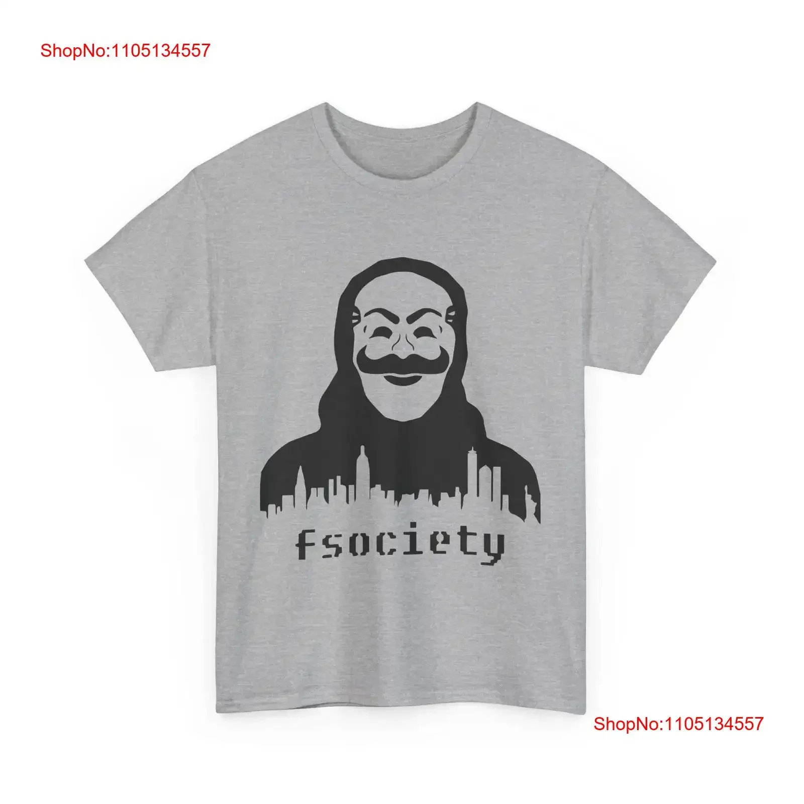 Fsociety Heavy Cotton T Shirt Streetwear Apparel vintage Washed Breathable Top For Everyday Wear Unisex Soft designer clothes
Fsociety Heavy Cotton T Shirt Streetwear Apparel vintage Washed Breathable Top For Everyday Wear Unisex Soft designer clothes