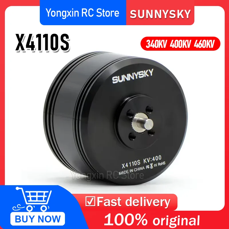Original Sunnysky X4110S 340KV 400KV 460KV Outrunner Brushless Motor for Multi-Rotor Aircraft Multi-Axis Disc Motor
Original Sunnysky X4110S 340KV 400KV 460KV Outrunner Brushless Motor for Multi-Rotor Aircraft Multi-Axis Disc Motor