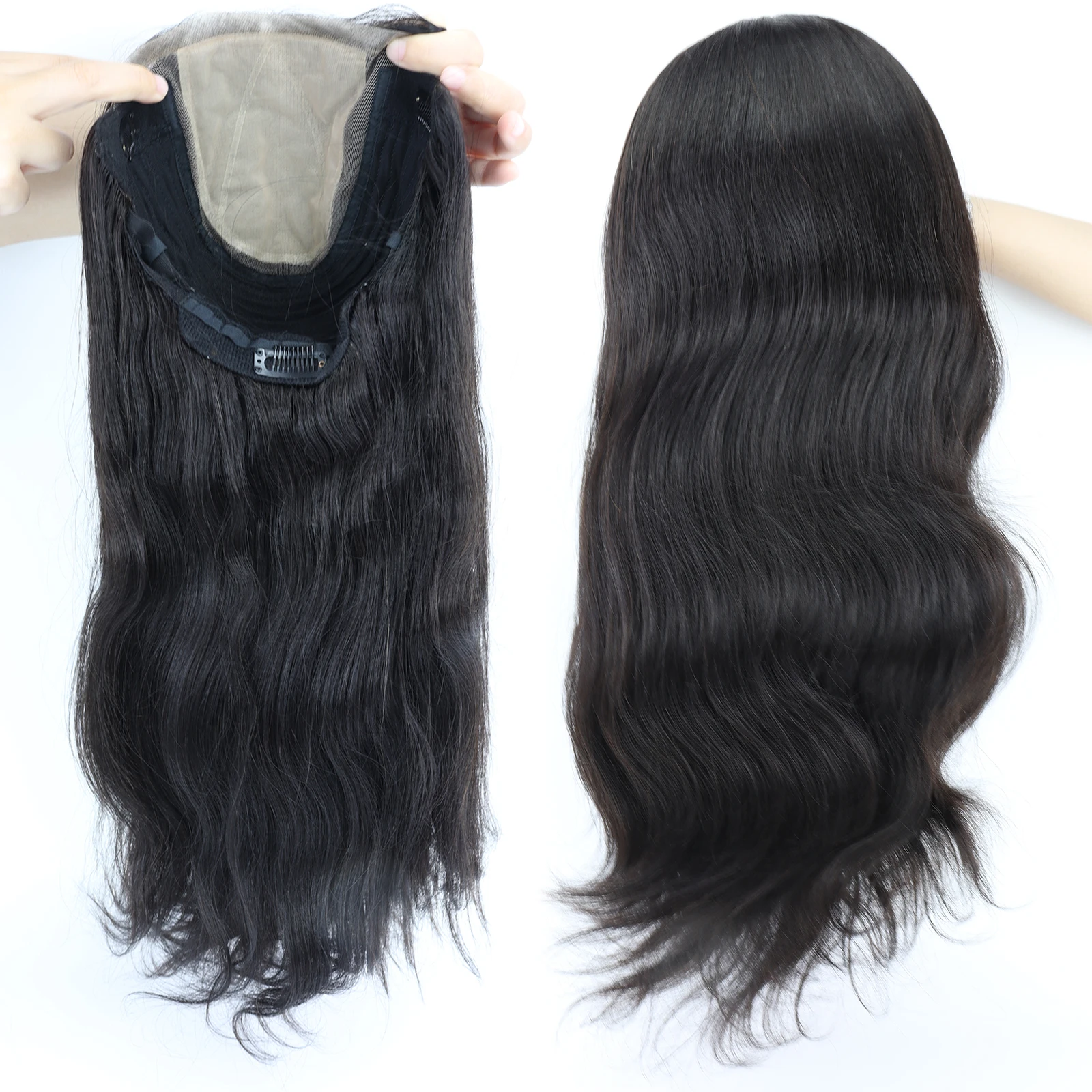 Silk Top Wavy Human Hair Wig for Women Remy European 100% Human Hair with PU Front Layer Elastic Net Skin Base Invisble Lace
Silk Top Wavy Human Hair Wig for Women Remy European 100% Human Hair with PU Front Layer Elastic Net Skin Base Invisble Lace