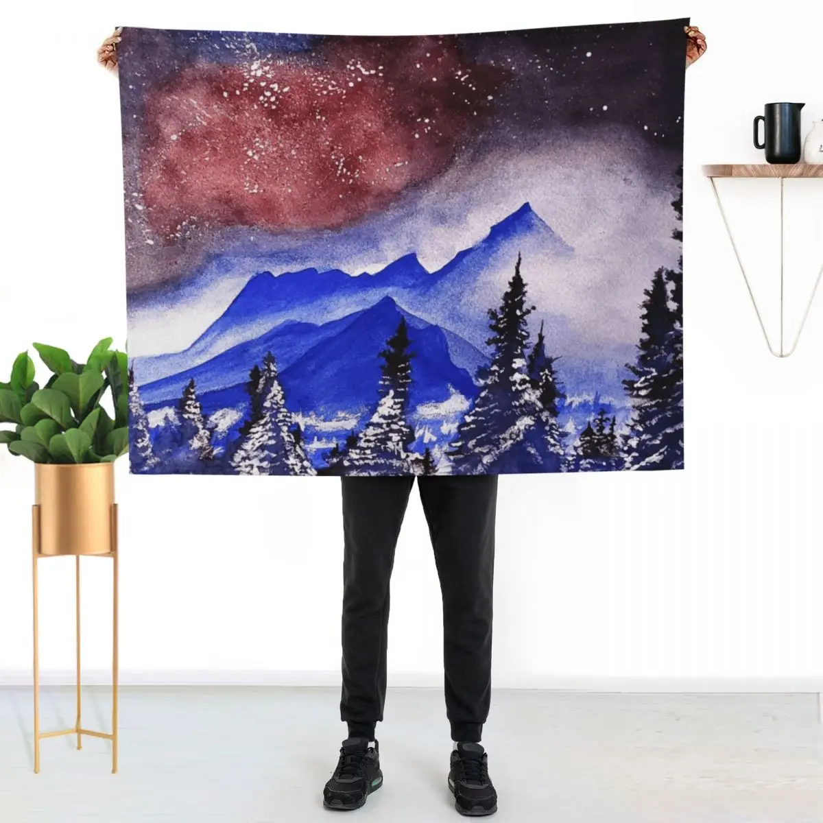 Snowy Mountain Throw Blanket Soft Comfort Blanket for Reading Watching TV
Snowy Mountain Throw Blanket Soft Comfort Blanket for Reading Watching TV