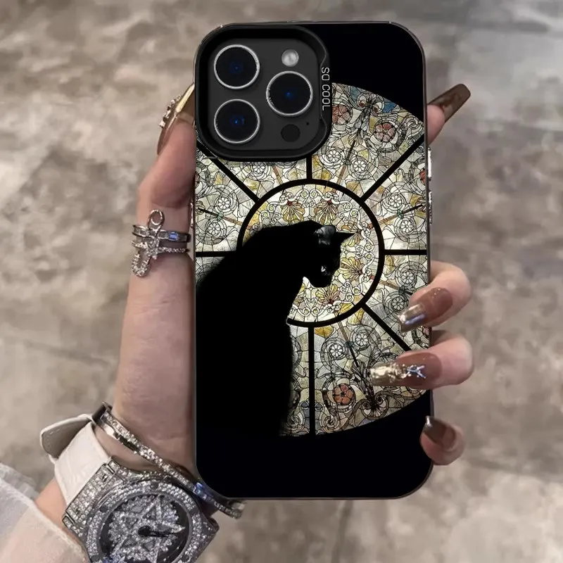 Artistic Stained Glass Cat Frosted Case for Samsung Galaxy S25 S24 S23 S22 Ultra S21 Plus S20 FE A73 A72 A71 A56 Acrylic Cover
Artistic Stained Glass Cat Frosted Case for Samsung Galaxy S25 S24 S23 S22 Ultra S21 Plus S20 FE A73 A72 A71 A56 Acrylic Cover
