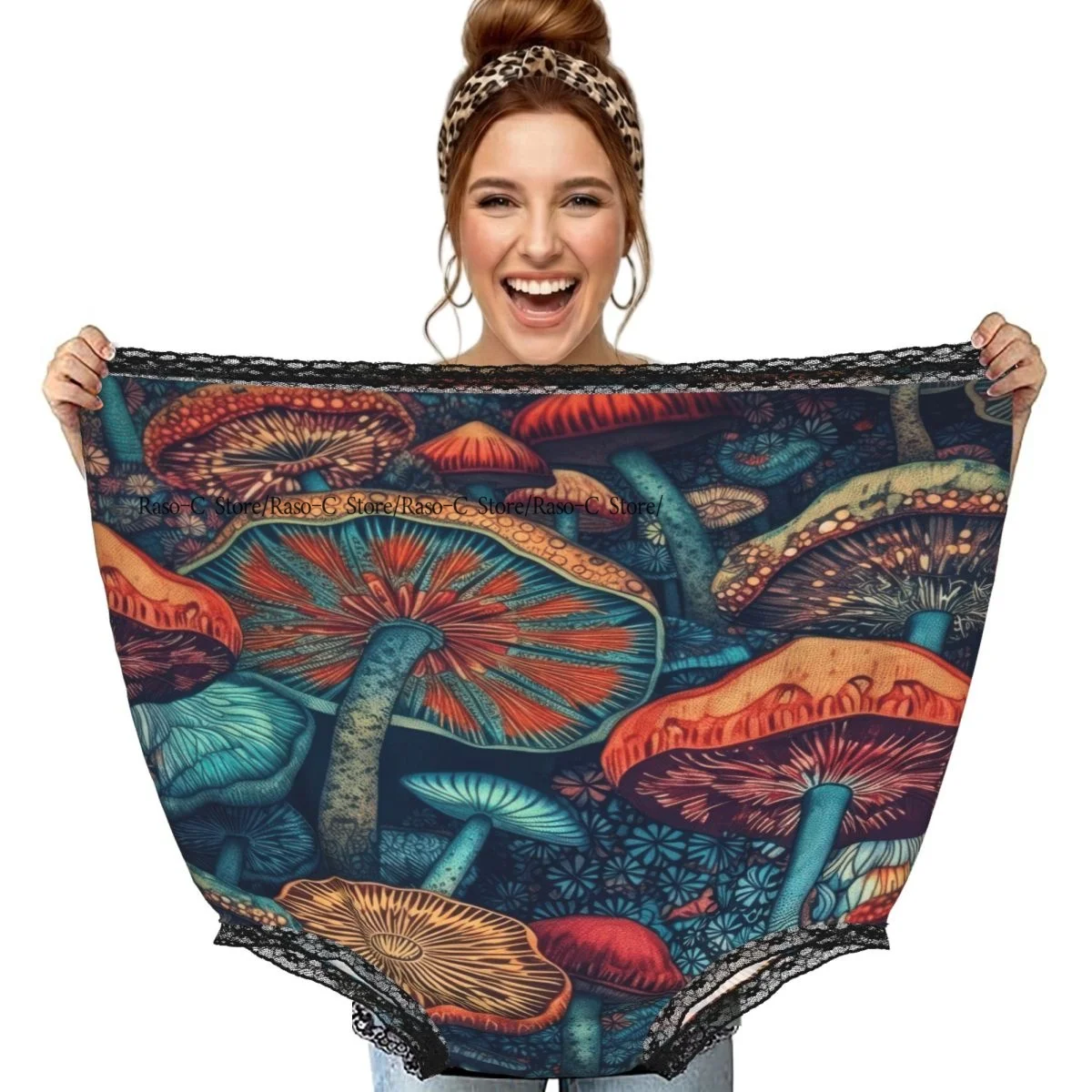 Party Funny Trick Granny Underwear Humorous Daily Wear Colourful Magic Mushrooms Panties
Party Funny Trick Granny Underwear Humorous Daily Wear Colourful Magic Mushrooms Panties