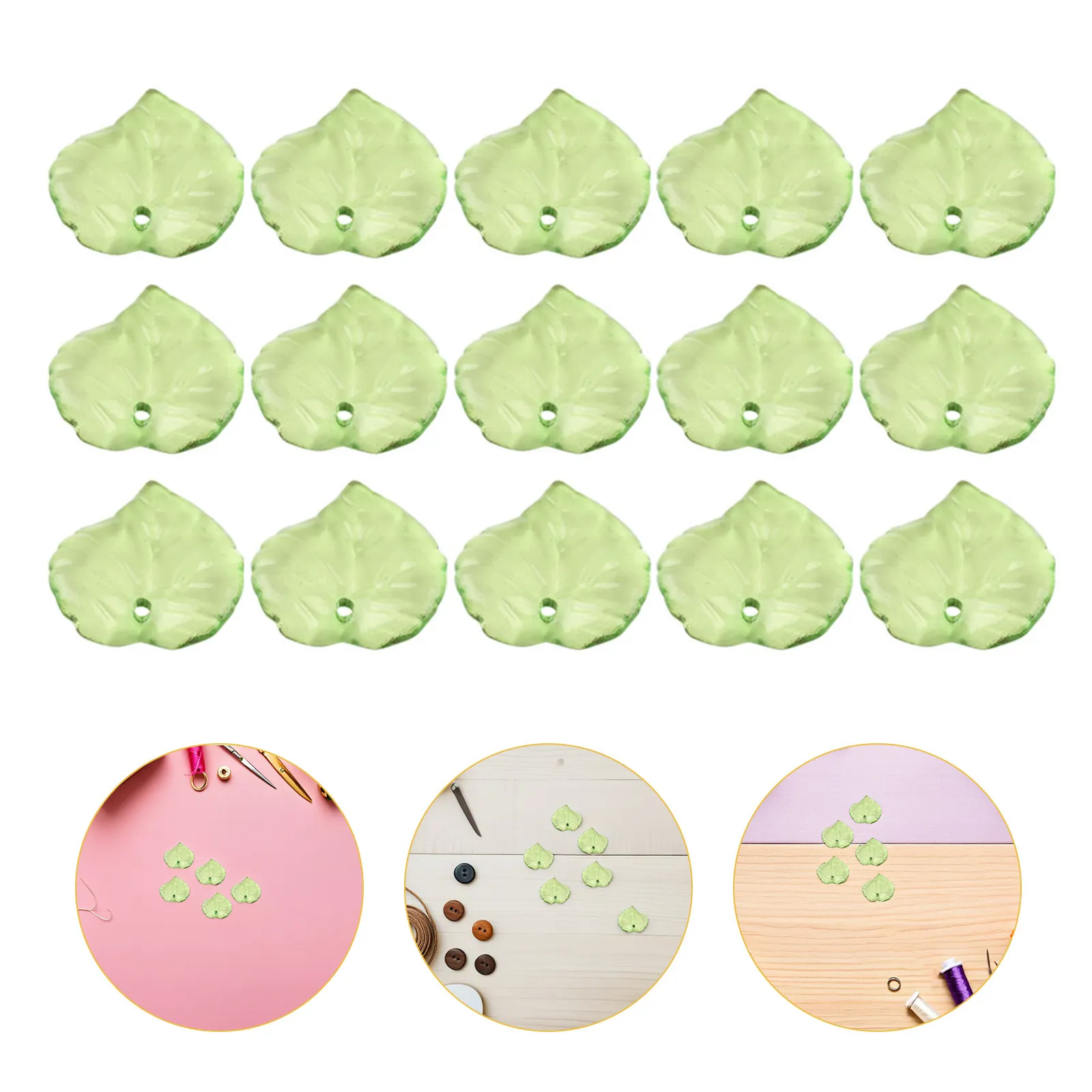 200Pcs Green Leaf Acrylic Bead Charms Transparent Leaf Shape Pendants for Jewelry Making Supplies Necklace Bracelet DIY Earring
200Pcs Green Leaf Acrylic Bead Charms Transparent Leaf Shape Pendants for Jewelry Making Supplies Necklace Bracelet DIY Earring