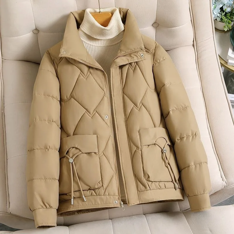 Women's Winter down Cotton Jacket Fashion Loose Slimming Short Thick Coat Wholesale in Stock
Women's Winter down Cotton Jacket Fashion Loose Slimming Short Thick Coat Wholesale in Stock