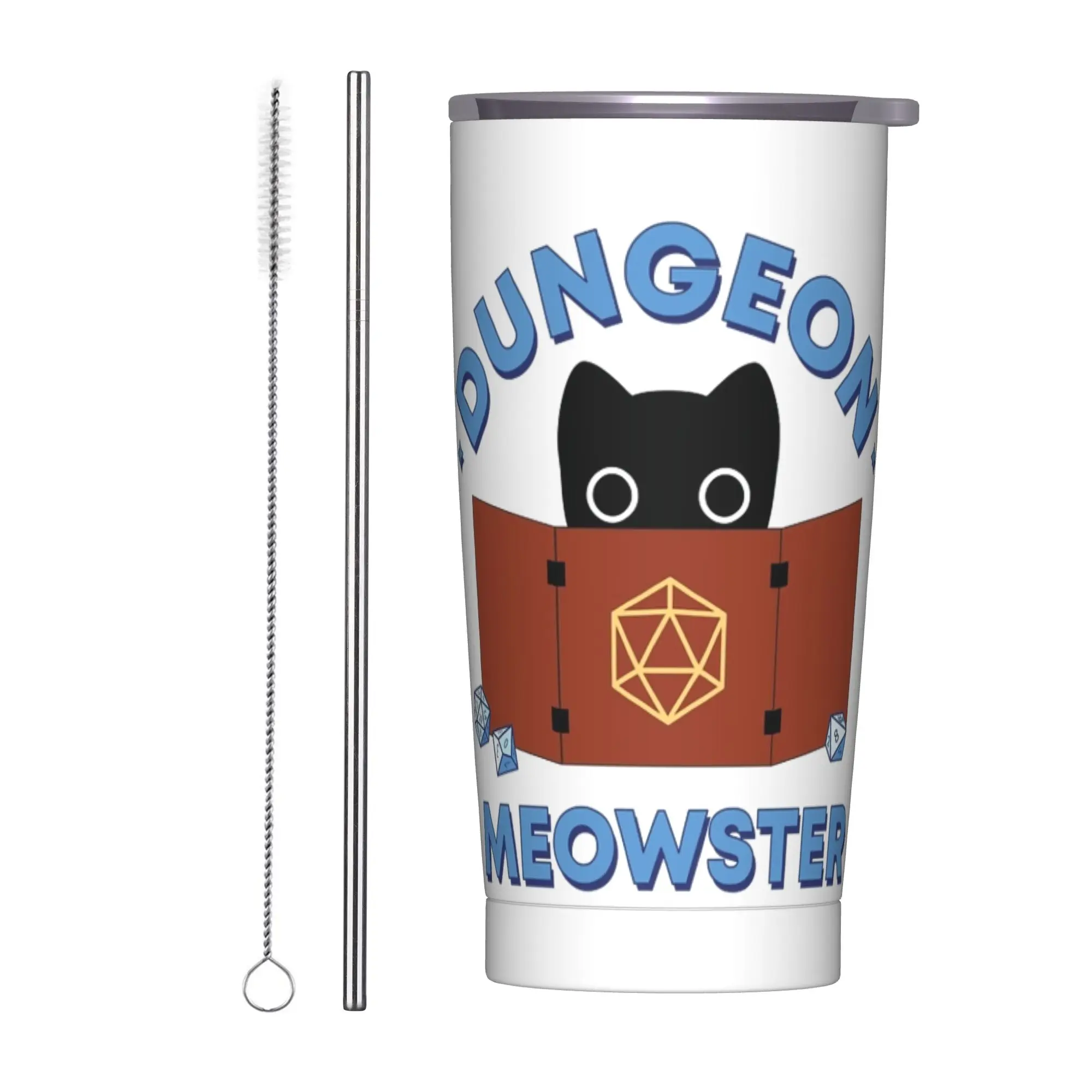 Stainless Steel Tumbler Dungeon and Dragon Meowster Screen Thermal Mug Leakproof Hot Drinks Car Mugs Driving Water Bottle
Stainless Steel Tumbler Dungeon and Dragon Meowster Screen Thermal Mug Leakproof Hot Drinks Car Mugs Driving Water Bottle