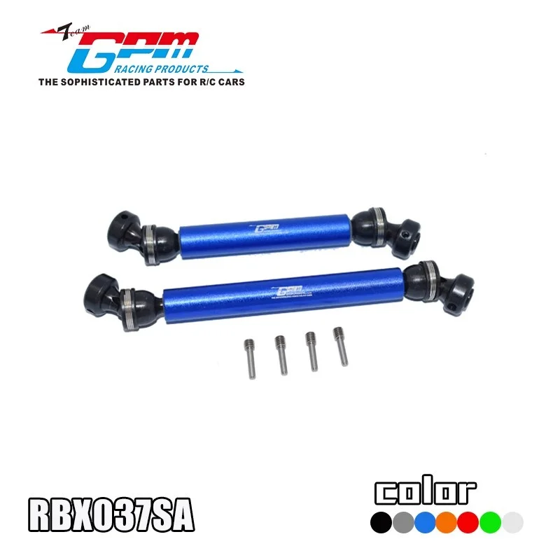 Axial 1/10 RBX10 Ryft 4WD aluminum alloy cylinder+45 # steel CVD front and rear transmission shaft
Axial 1/10 RBX10 Ryft 4WD aluminum alloy cylinder+45 # steel CVD front and rear transmission shaft
