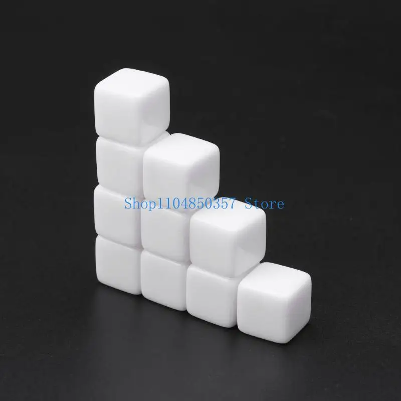 652F 10 Pieces Blank White 14mm Blank Acrylic with 6 Sides for Party,Family
652F 10 Pieces Blank White 14mm Blank Acrylic with 6 Sides for Party,Family
