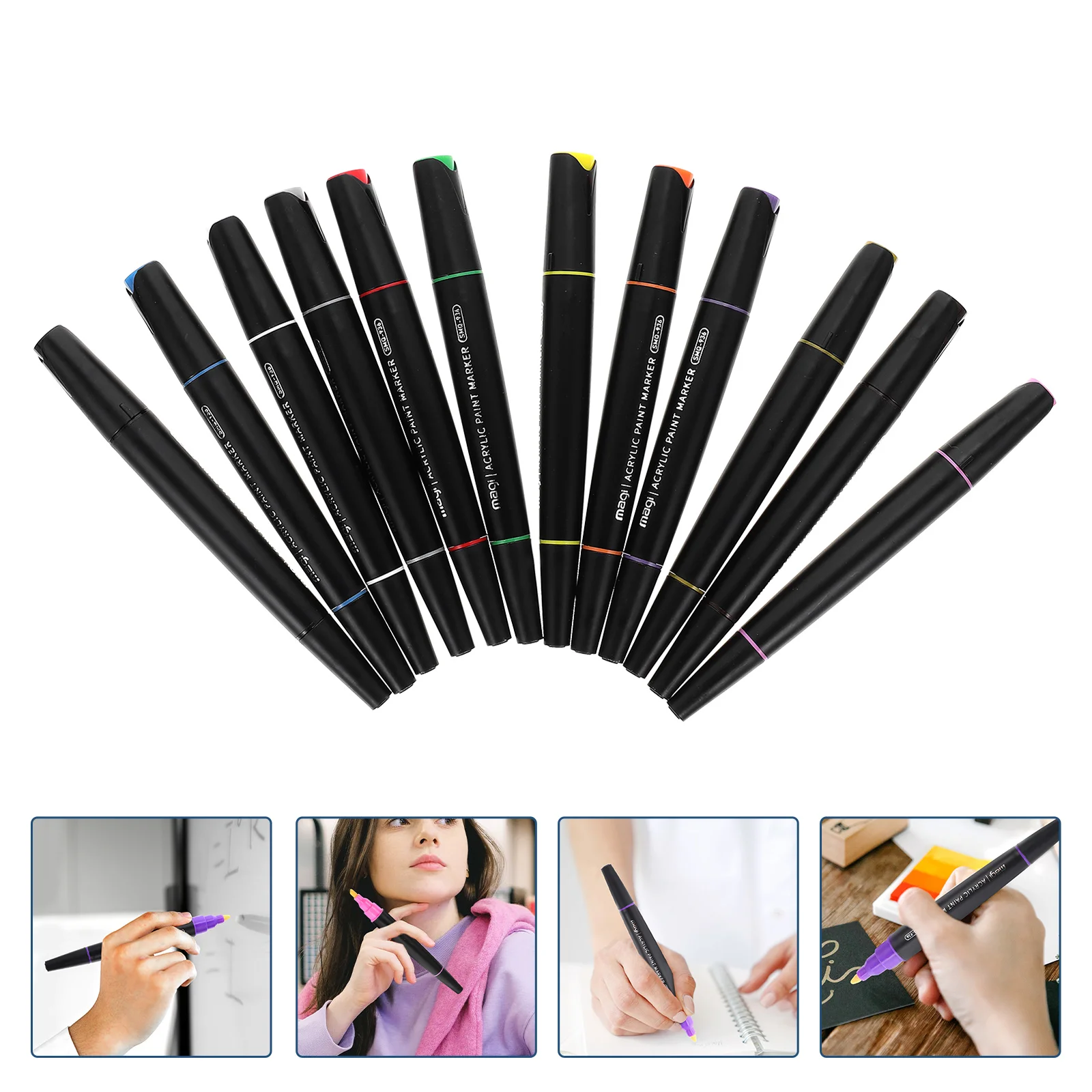 12pcs Acrylic Paint Markers Multi-Function Portable Drawing Pens For Adults Durable Writing Coloring Art Diy Premium Craft
12pcs Acrylic Paint Markers Multi-Function Portable Drawing Pens For Adults Durable Writing Coloring Art Diy Premium Craft