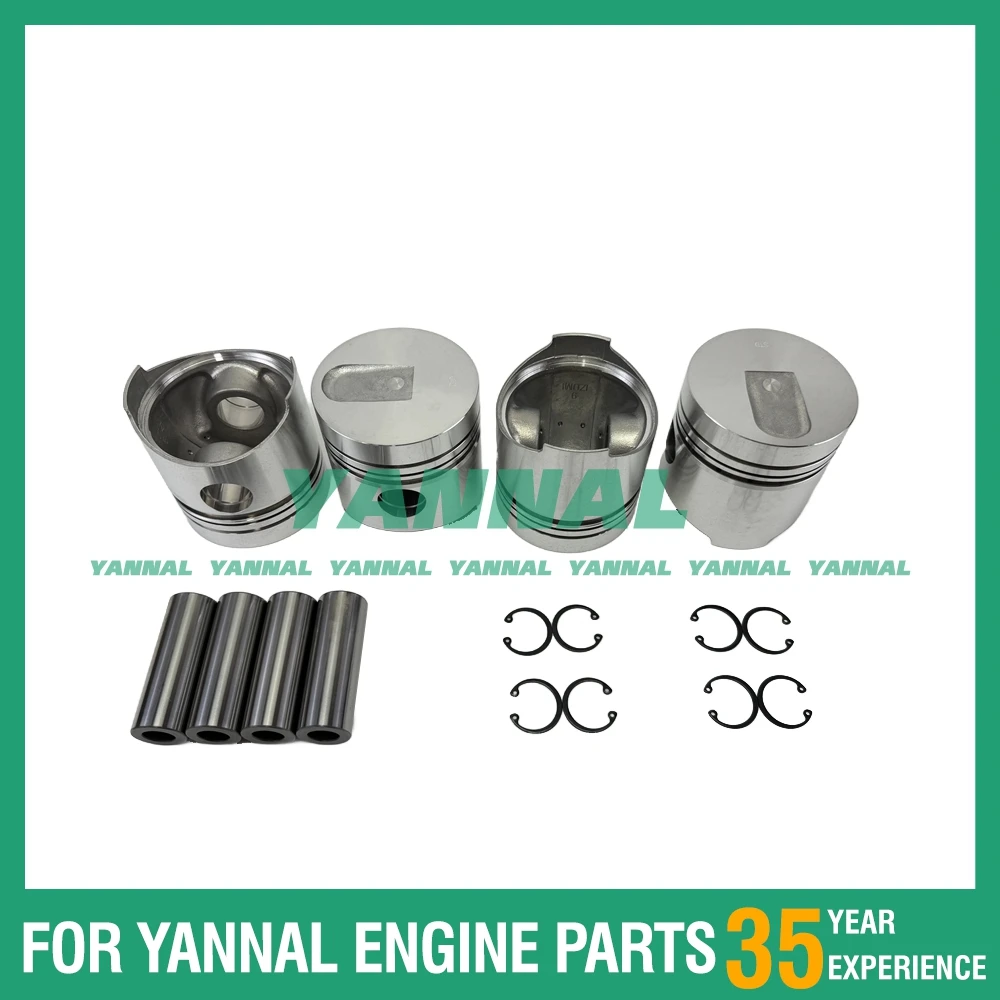 4 PCS Piston With Pin 94MM For Deutz S4E Engine Spare Parts
4 PCS Piston With Pin 94MM For Deutz S4E Engine Spare Parts