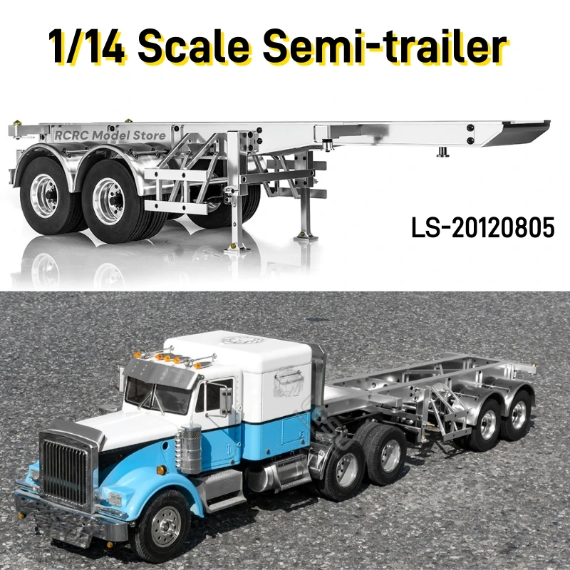LESU RC 1/14 Semi-trailer Container Chassis 20 Feet 57 CM Long For Tamiya 1 14 RC Tractor Truck SCANIA VOLVO Parts Accessories
LESU RC 1/14 Semi-trailer Container Chassis 20 Feet 57 CM Long For Tamiya 1 14 RC Tractor Truck SCANIA VOLVO Parts Accessories