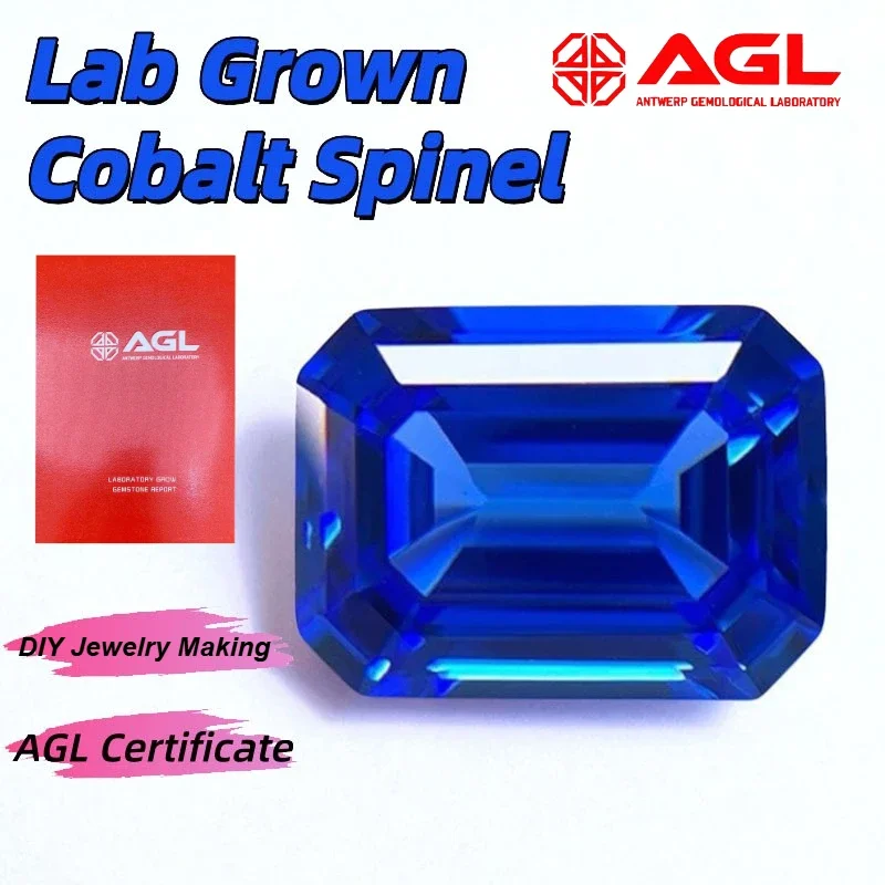 Top-tier Lab Grown Cobalt Spinel Emeralds Cut DIY Jewelry Rings Earring Making Main Materials Selectable AGL Certificate
Top-tier Lab Grown Cobalt Spinel Emeralds Cut DIY Jewelry Rings Earring Making Main Materials Selectable AGL Certificate