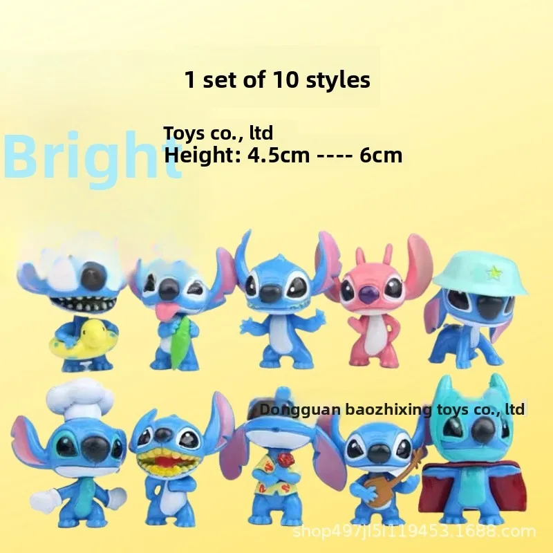 Disney Anime Stitch Vinyl Figurines Doll Interstellar Baby Toys Birthday Gifts Complete Set Of Stitch Decor Model Dolls 10Pcs
Disney Anime Stitch Vinyl Figurines Doll Interstellar Baby Toys Birthday Gifts Complete Set Of Stitch Decor Model Dolls 10Pcs