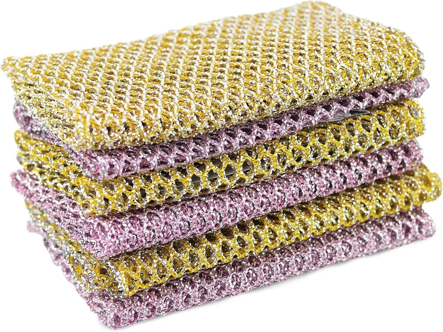 Heavy Duty Non-Scratch Dish Scrubbers (6 Pack) - Replace Kitchen Sponges, Scouring Pads for Pots & Pans
Heavy Duty Non-Scratch Dish Scrubbers (6 Pack) - Replace Kitchen Sponges, Scouring Pads for Pots & Pans
