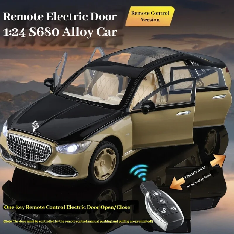 1:24 Alloy Diecast RC Car 4WD Remote Control Electric Doors Sound Light Four Wheel Shock Absorption Pull Back Toy for Kids
1:24 Alloy Diecast RC Car 4WD Remote Control Electric Doors Sound Light Four Wheel Shock Absorption Pull Back Toy for Kids