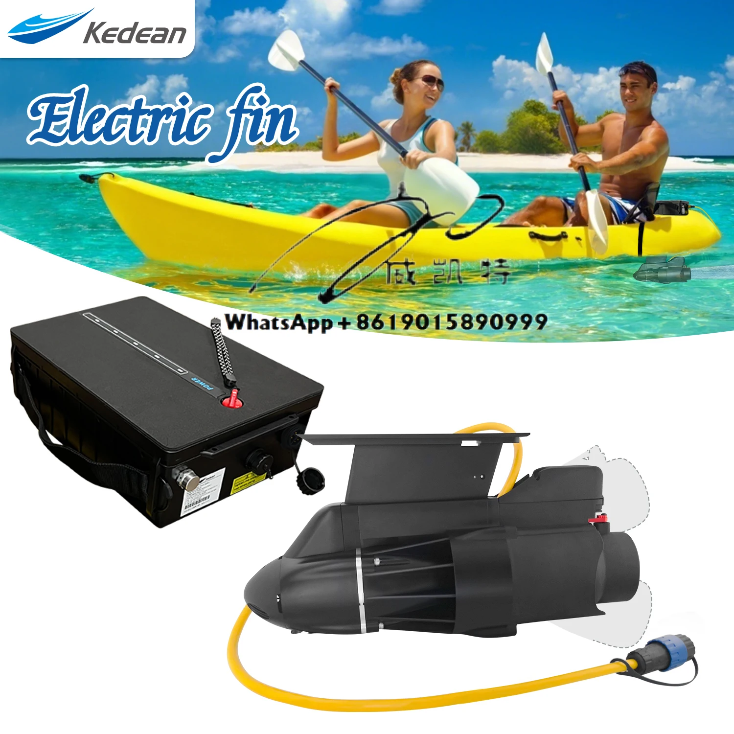 Electric Fin Thruster Motor for Inflatable Paddle Board Kayak Fishing Boat- 9KM/H Speed Directional SUP Propeller Engine
Electric Fin Thruster Motor for Inflatable Paddle Board Kayak Fishing Boat- 9KM/H Speed Directional SUP Propeller Engine