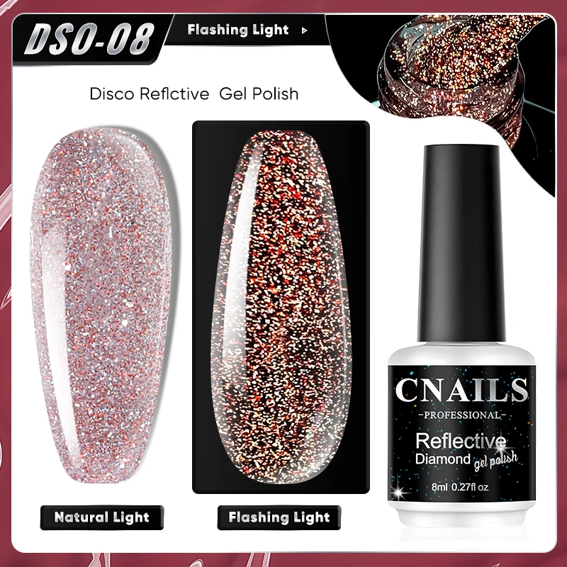 CNails роскошный блестящий светоотражающий эффект легко отмачиваемый Гель-лак для ногтей долговечный Гель-лак УФ лак аксессуары для ногтей
CNails роскошный блестящий светоотражающий эффект легко отмачиваемый Гель-лак для ногтей долговечный Гель-лак УФ лак аксессуары для ногтей
