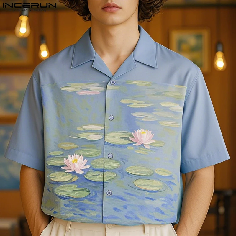 INCERUN Men Shirt Printing Patchwork Lapel Short Sleeve Summer Men Clothing Streetwear 2025 Loose Fashion Casual Tops S-5XL
INCERUN Men Shirt Printing Patchwork Lapel Short Sleeve Summer Men Clothing Streetwear 2025 Loose Fashion Casual Tops S-5XL