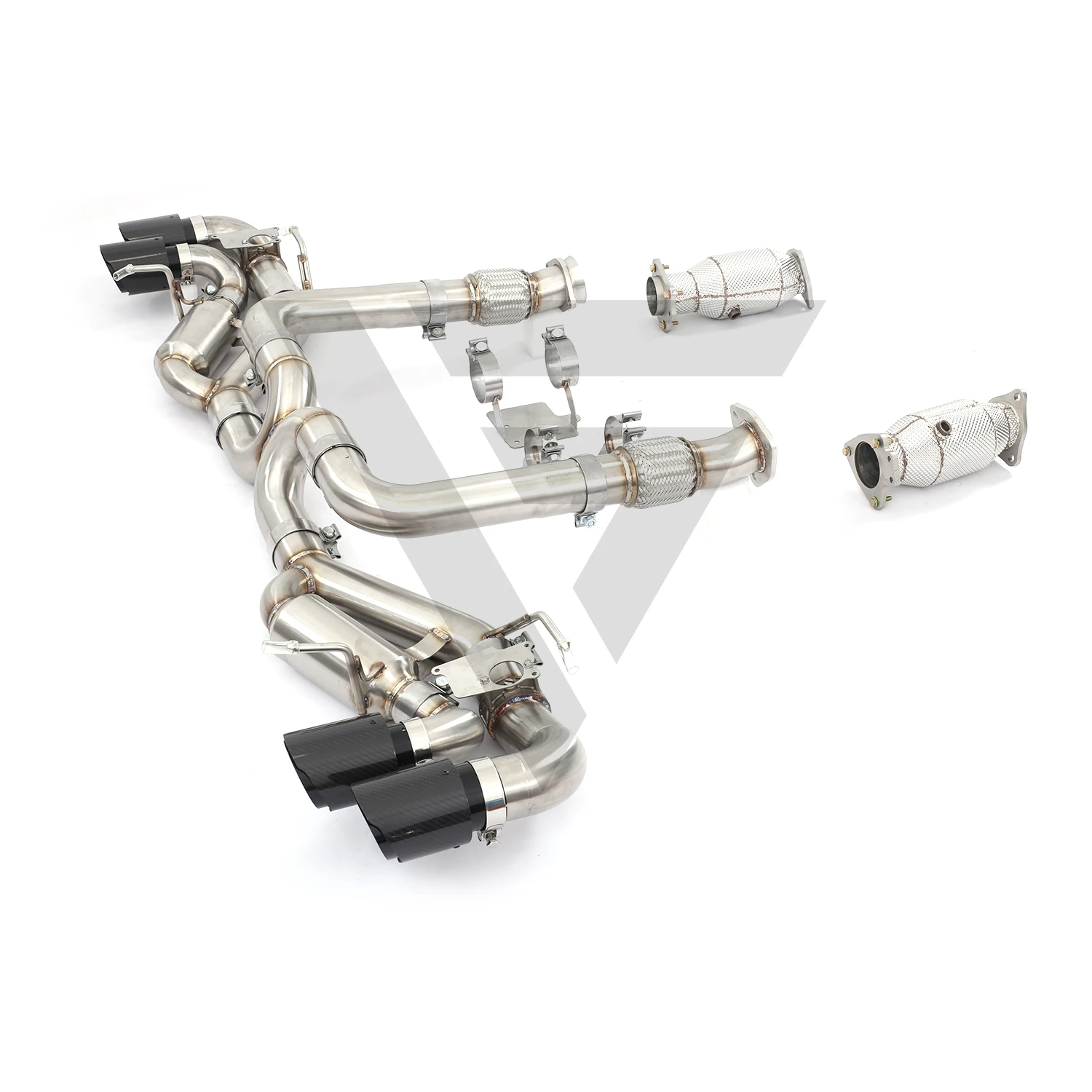 ECCF Aggressive Exhaust Sound OEM Valved Complete exhaust system For Corvette C8 6.2L Z51 Performance Upgrade Easy Installation
ECCF Aggressive Exhaust Sound OEM Valved Complete exhaust system For Corvette C8 6.2L Z51 Performance Upgrade Easy Installation